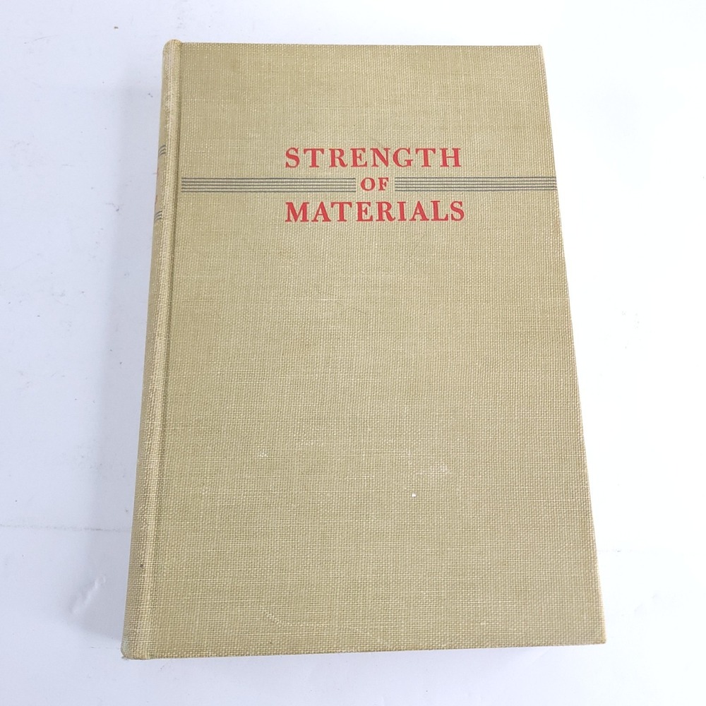 Strength of Materials by Ferdinand L. Singer 1951 1st Edition Vintage Science HC